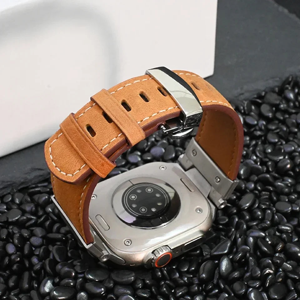 Leather Band for Apple Watch Ultra 2