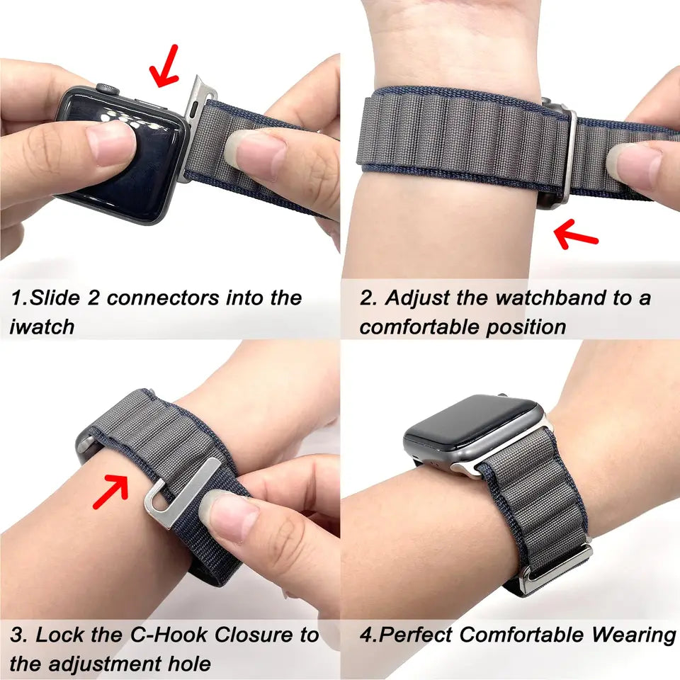 Alpine loop band for Apple watch strap