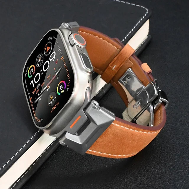 Leather Band for Apple Watch Ultra 2