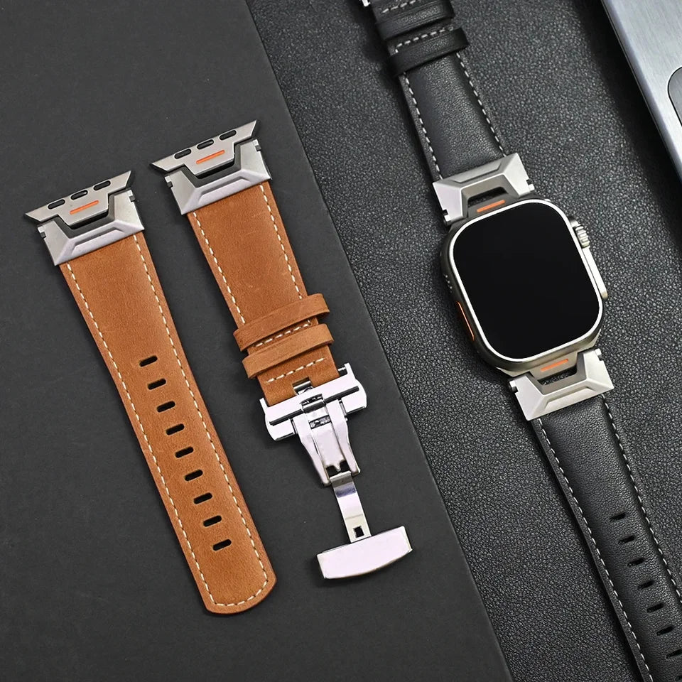 Leather Band for Apple Watch Ultra 2