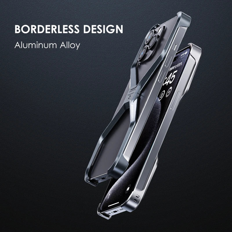 Luxury Aluminum Rimless Phone Case