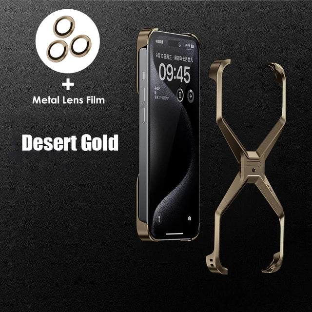 Luxury Aluminum Rimless Phone Case