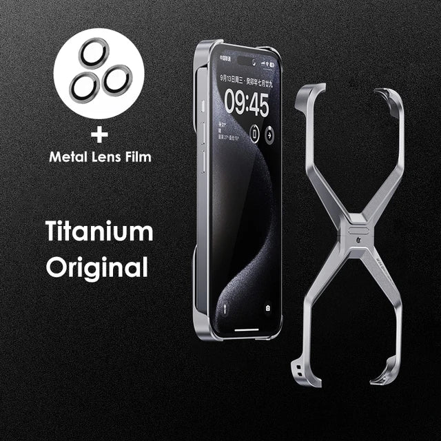 Luxury Aluminum Rimless Phone Case