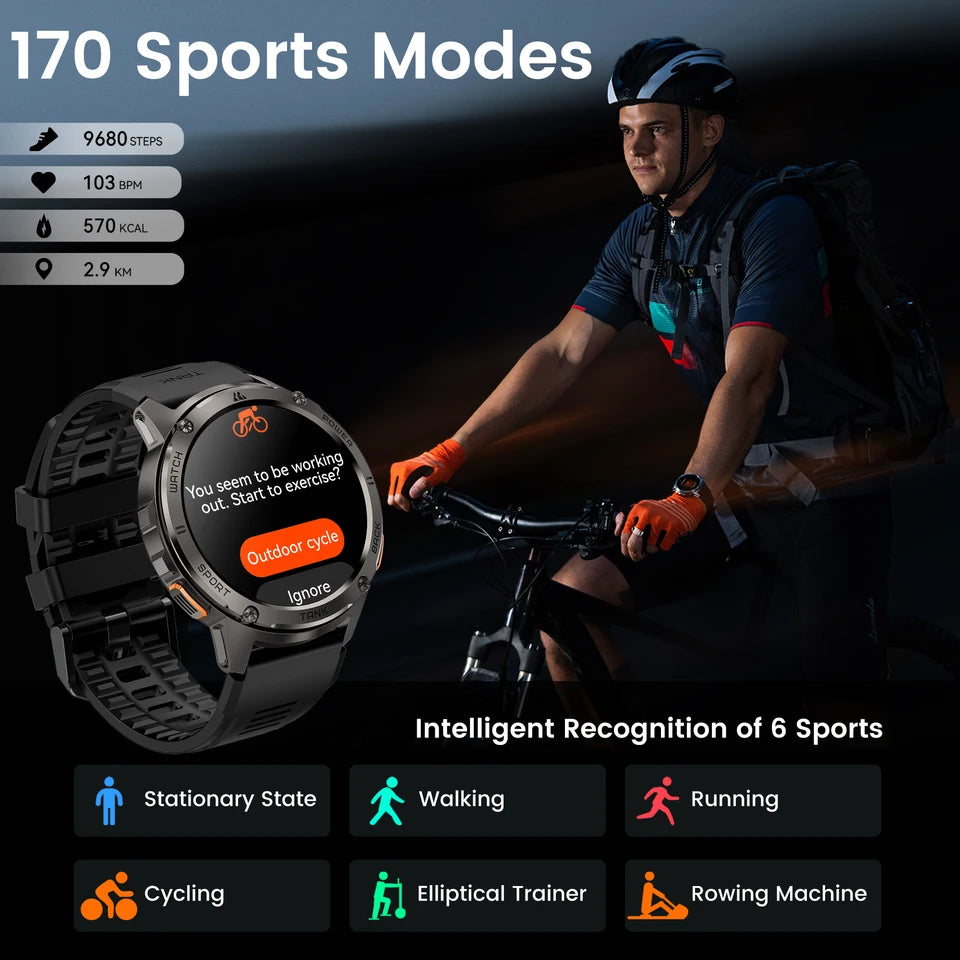 2024 KOSPET TANK T3 Smart Watch