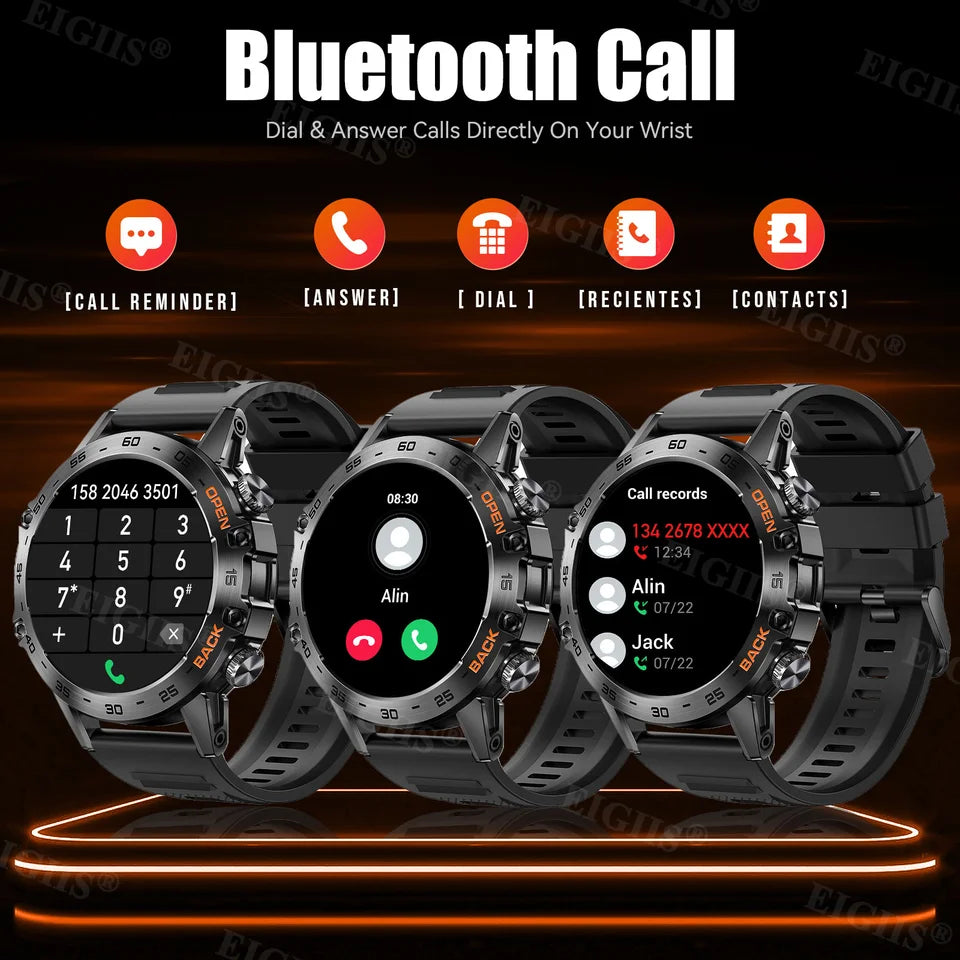 EIGIIS New 1.39Inch Bluetooth Call Smart Watch