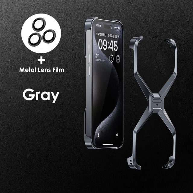 Luxury Aluminum Rimless Phone Case