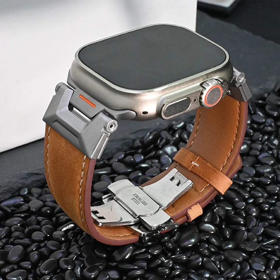 Leather Band for Apple Watch Ultra 2