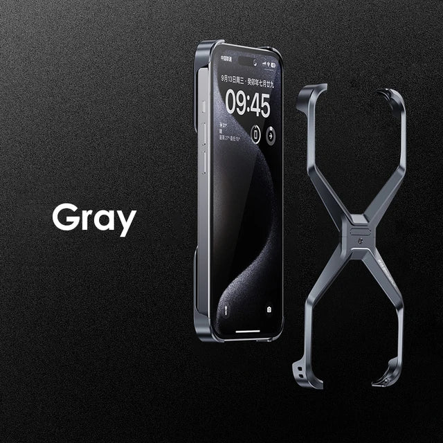 Luxury Aluminum Rimless Phone Case