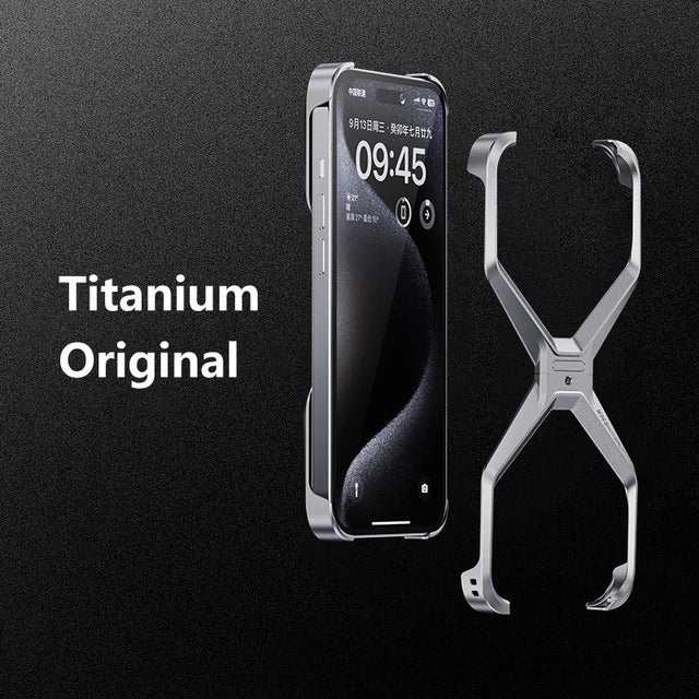 Luxury Aluminum Rimless Phone Case