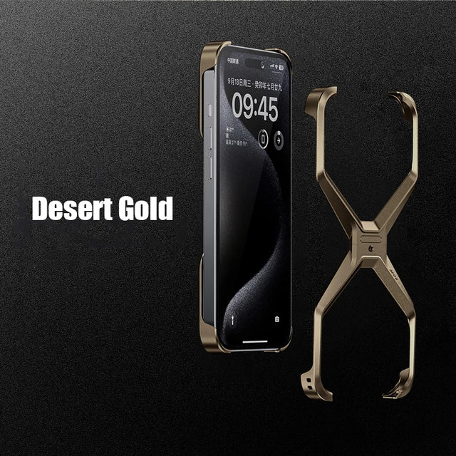 Luxury Aluminum Rimless Phone Case